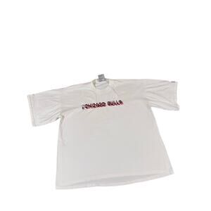 Vintage Logo Athletic Men’s Chicago Bulls Shirt Embroidered White XL